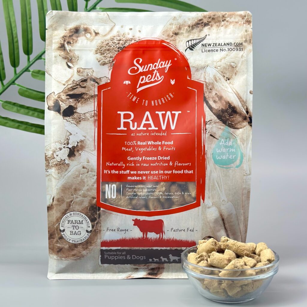 SundayPets フリーズドライ　ロー・ビーフ454g